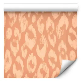 tapeta-w-rolce-premium-cetki-panterka-pomaranczowe-salon-sypialnia-05x10m