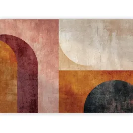 fototapeta-terracota-geometryczna-art-deco-abstrakcja-do-salonu-3d-200x140