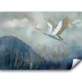 fototapeta-samoprzylepna-czapla-natura-gory-pejzaz-mgla-krajobraz-392x280
