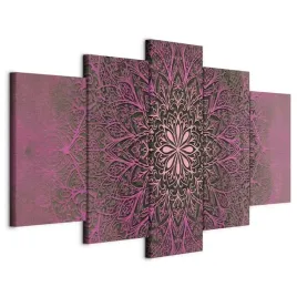 obraz-5-czesci-tryptyk-mandala-orientalny-wzor-zen-harmonia-salon-200x100