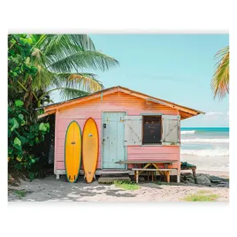 fototapeta-samoprzylepna-plaza-fale-palmy-surfing-nad-oceanem-salon-392x280