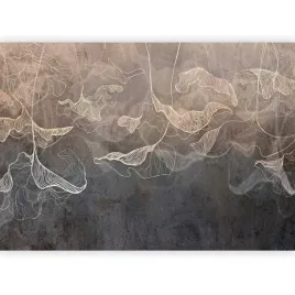 fototapeta-abstrakcja-liscie-braz-natura-nowoczesna-tapeta-salon-3d-350x256
