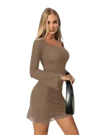 shein-sukienka-mini-brazowa-klasyczna-36-lla