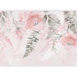 fototapeta-kwiaty-paproc-paprocie-roz-delikatna-tapeta-do-sypialni-400x280
