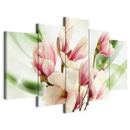 obraz-tryptyk-5cz-kwiaty-kwiaty-3d-magnolie-do-salonu-nowoczesny-200x100