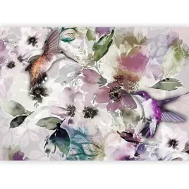 fototapeta-kolibry-kwiaty-ptaki-natura-do-sypialni-salonu-scienna-400x280