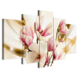 obraz-tryptyk-5cz-kwiaty-kwiaty-3d-magnolie-do-salonu-nowoczesny-200x100