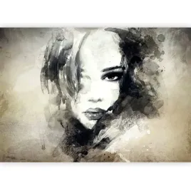 fototapeta-kobieta-portret-akwarele-scienna-tapeta-salon-sypialnia-400x280