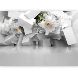 fototapeta-3d-optyczna-kwiaty-lilie-nowoczesna-na-sciane-do-salonu-400x280