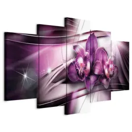 obraz-5-czesci-kwiat-orchidea-storczyk-nowoczesny-na-korytarz-salon-200x100