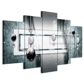obraz-5-czesci-tryptyk-3d-kule-abstrakcja-nowoczesny-glamour-salon-200x100