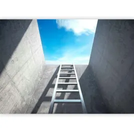fototapeta-3d-optyczna-drabina-niebo-przestrzenna-beton-do-salonu-400x280