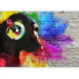 fototapeta-malpa-muzyka-mur-kolory-cegly-tapeta-na-sciane-sypialni-400x280