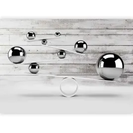 fototapeta-3d-srebrne-kule-optyczne-szare-deski-nowoczesna-salon-250x175