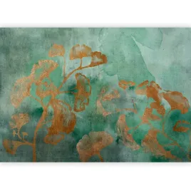 fototapeta-milorzab-gingko-akwarelowe-tlo-zielen-tapeta-na-sciane-400x280