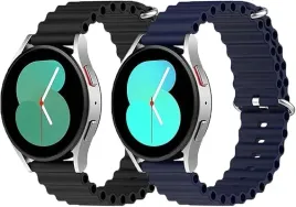 2xpasek-do-zegarka-samsung-galaxy-watch-5-4-3-silikonowy-czarny-niebieski-2