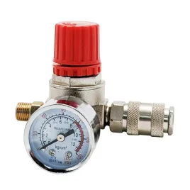 Zdjęcie produktu REDUKTOR REGULATOR CIŚNIENIA DO KOMPRESORA GZ 1/4" Z MANOMETREM AIRKRAFT