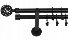 karnisz-podwojny-220-cm-19-mm-czarny-mat-moon-ciche-kolka-na-zabki