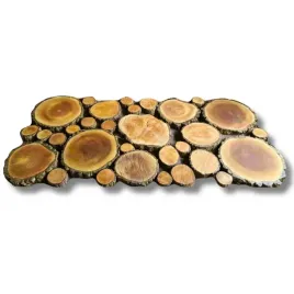 plaster-drewna-sciezka-drewniana-do-ogrodu-betonowe-drewno-plaster-pnia