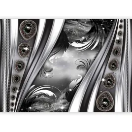fototapeta-abstrakcja-ornamenty-nowoczesna-glamour-srebrny-salon-3d-400x280