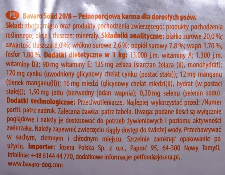 josera-bavaro-solid-18kg-josera-smak-kurczak