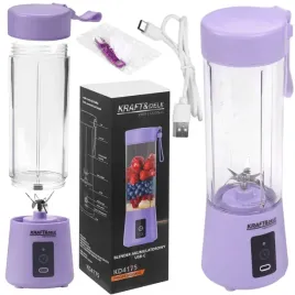 kraftanddele-blender-akumulatorowy-usb-c-400ml-2x3000mah-fiolkowy-kd4175