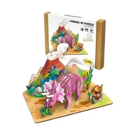 puzzle-3d-triceratops-model-do-skladania-34-elementy-dla-dzieci