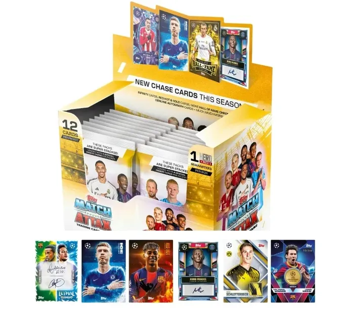 Topps Match Attax 2025 2026 Karty Piłkarskie 50 sztuk
