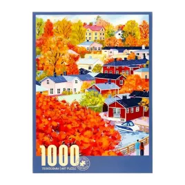 zabawka-puzzle-1000-elem-jesienne-miasteczko-kolorowe-domki-wsrod-drzew