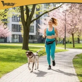 pas-biodrowy-ze-smycza-dla-psa-2m-do-50-kg-amortyzator-etui-i-woreczki