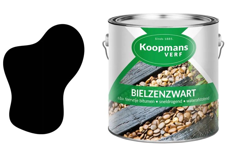 KOOPMANS Powłoka Bitumiczna do Drewna Bielzenzwart 2,5L