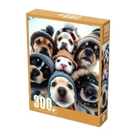 zabawka-puzzle-300-elementow-slodkie-szczeniaki-w-czapkach