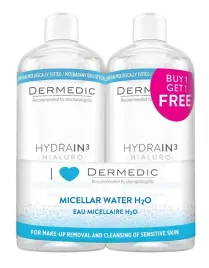 duopak-dermedic-hydrain-3-hialuro-plyn-micelarny-2-x-500-ml