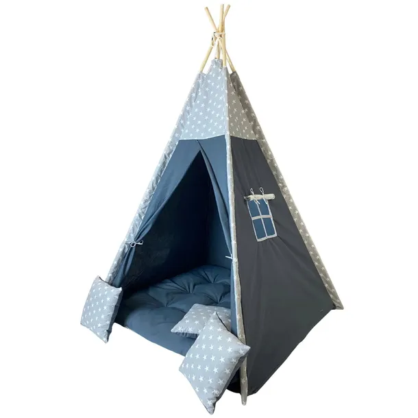 NAMIOT TIPI DLA DZIECI TEEPEE WIGWAM GRUBA MATA DOMEK POLSKI PRODUKT
