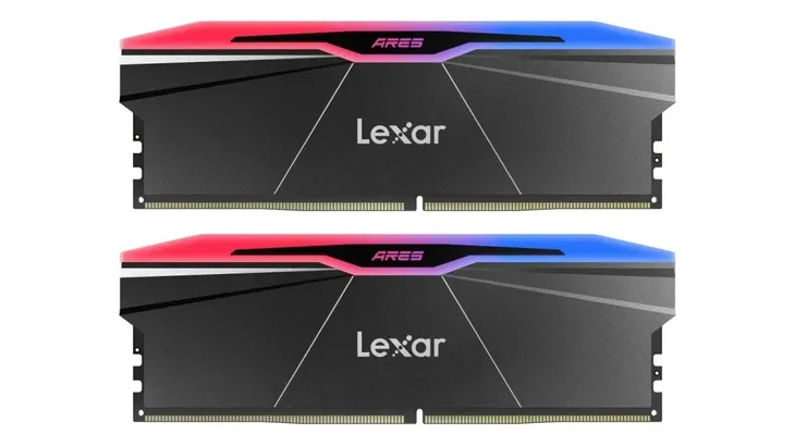 Pamięć DDR5 Lexar ARES RGB 32GB (2x16GB) 6000 CL30 czarna RGB