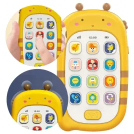 telefon-smartfon-interaktywny-dyktafon-melodie-dzwieki-zabawka-pszczolka