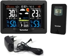 stacja-pogody-termometr-czujnik-zewnetrzny-dcf-budzik-technisat-imeteo-x1