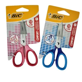 praktyczne-nozyczki-bic-comfort-13-cm-ergonomiczny-uchwyt-solidne-ostrze