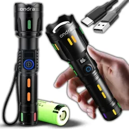 latarka-reczna-akumulatorowa-led-lampka-20w-zoom-funkcja-powerbank-usb-c