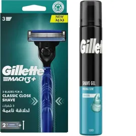 zestaw-gillette-mach3-maszynka-2-ostrza-zel-gillette-200ml