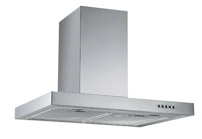 OKAP KOMINOWY 60cm Kuchenny POCHŁANIACZ LED PRZYŚCIENNY Srebrny 316 m³/h