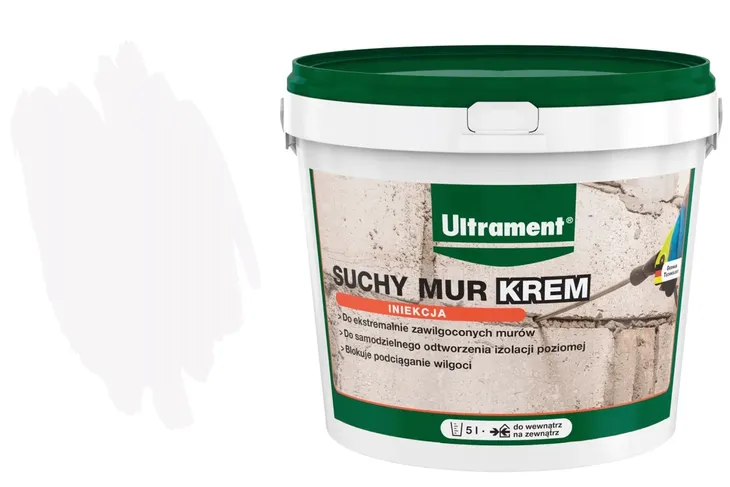 Ultrament Suchy Mur Krem Do Iniekcji iniekcyjny 5L Ultrament