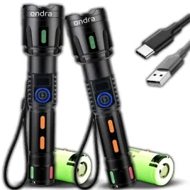 2x-latarka-reczna-akumulatorowa-led-lampka-20w-zoom-funkcja-powerbank-usb-c