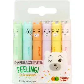 zakreslacz-mini-feelingi-happy-color-pastel-6-kolorow