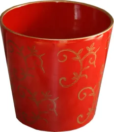 doniczka-ceramiczna-oslonka-retro-czerwona-h13