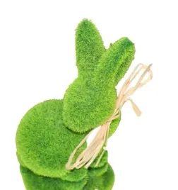 zajac-krolik-flokowany-zielony-h17-decodomi