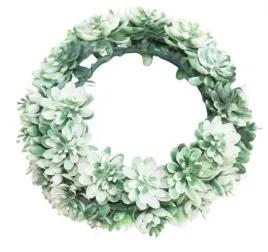 wianek-sztuczny-z-mini-sukulentow-20-cm