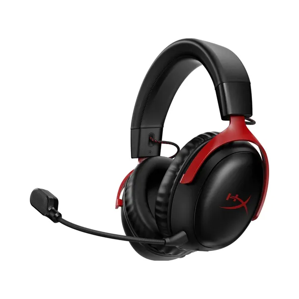 Słuchawki bezprzewodowe nauszne HyperX Cloud III Wireless Black/Red