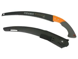 pila-reczna-do-galezi-ogrodowa-drewna-wygieta-z-teflonem-kabura-pilka-350mm