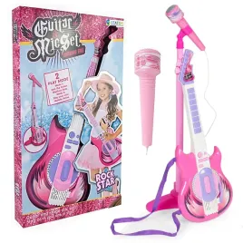 zestaw-karaoke-gitara-dla-dzieci-elektryczna-mikrofon-na-statywie-mp3